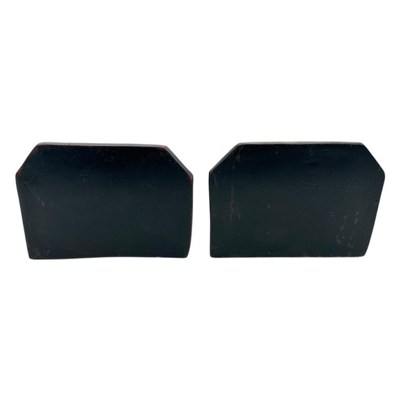 Vintage Resin Wall Corbel Shelf Sconces Ornate Dark Espresso Pair 10"x8" - Picture 9 of 13